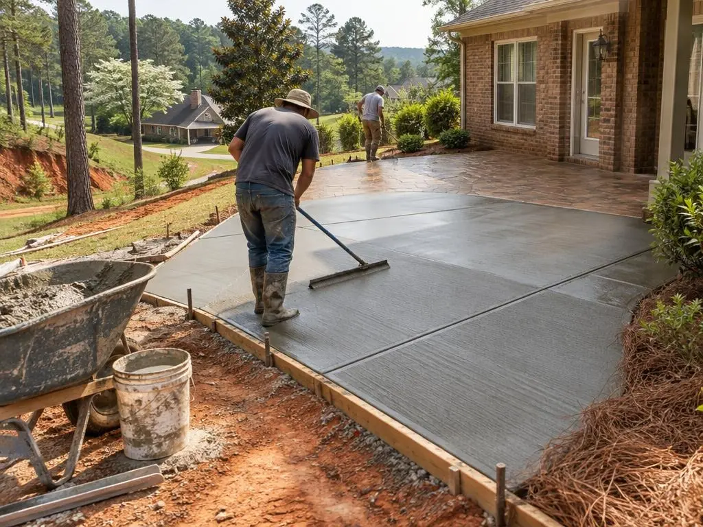 Concrete Patios in Athens, GA